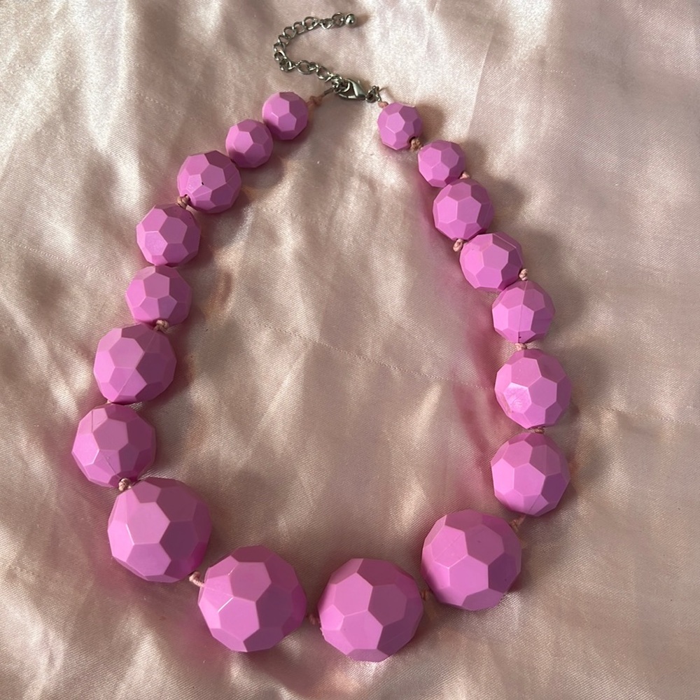 Pink necklace